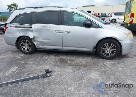 2012 Honda Odyssey Ex-L из США, поврежденный, VIN 5FNRL5H63CB134589
